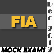 FREE FIA Mock Exam December 2012