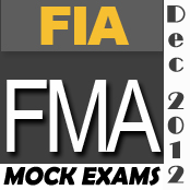 FREE FIA FMA Mock Exam December 2012