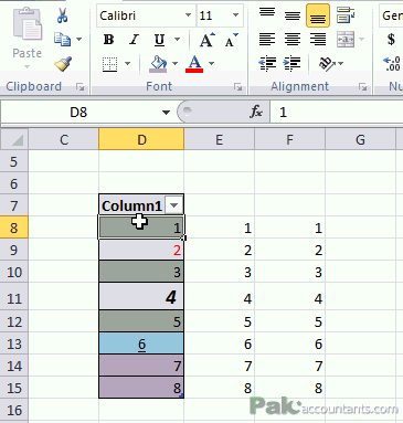 double click format painter