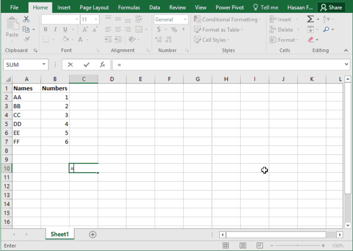 excel transpose 3