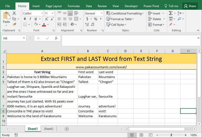 Excel Extract Text Before Last Word